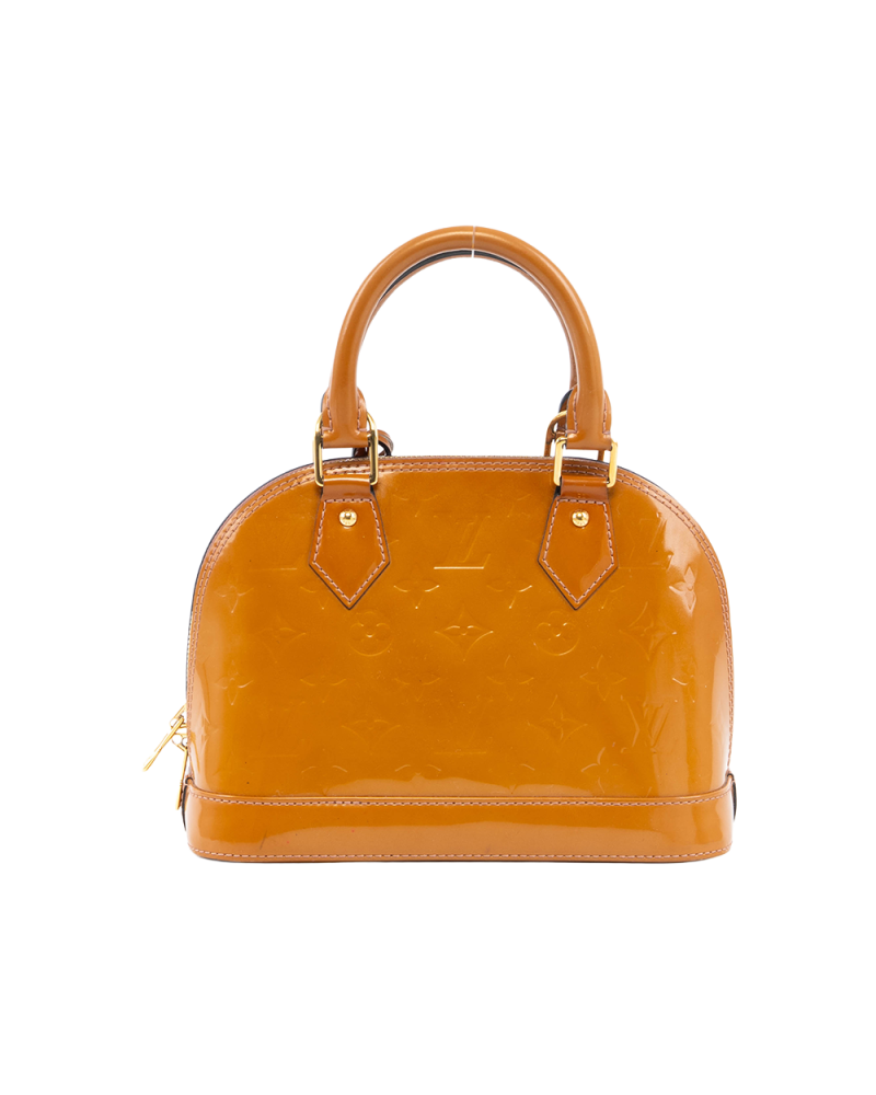 LV ALMA BB YELLOW MUSTARD PATENT GHW MI0163 5347