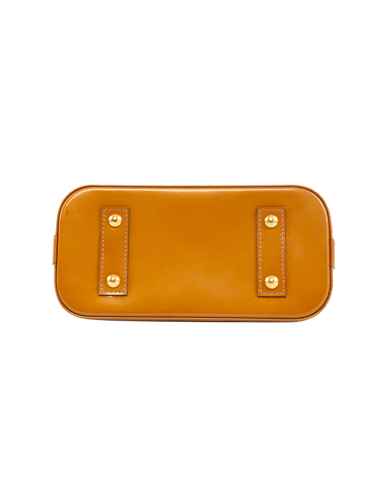 LV ALMA BB YELLOW MUSTARD PATENT GHW MI0163 5352