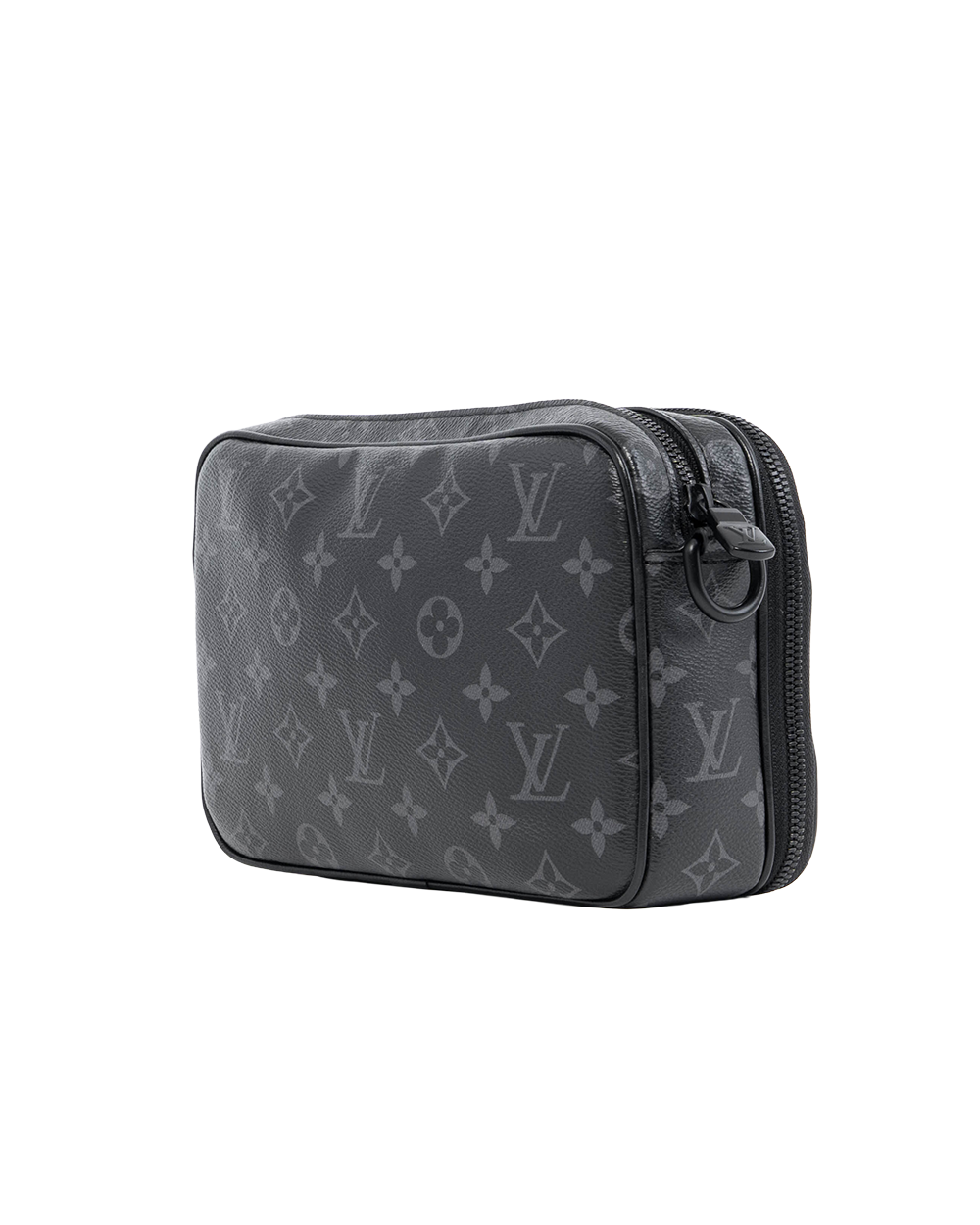 LV ALPHA MESSENGER ECLIPSE MONOGRAM CANVAS SO BLACK HW MICROCHIP 2467