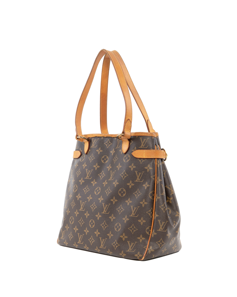 LV BATIGNOLLES VERTICAL BROWN MONOGRAM CANVAS GHW CA0077 3112