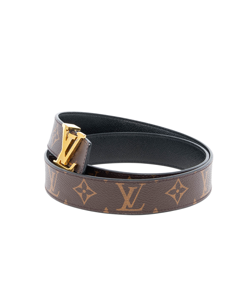 LV BELT 80 BROWN GOLD MONOGRAM CANVAS GHW M9453 1338