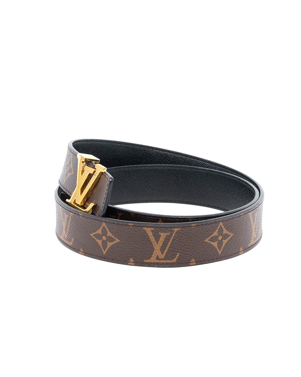 LV BELT 80 BROWN GOLD MONOGRAM CANVAS GHW M9453 1338