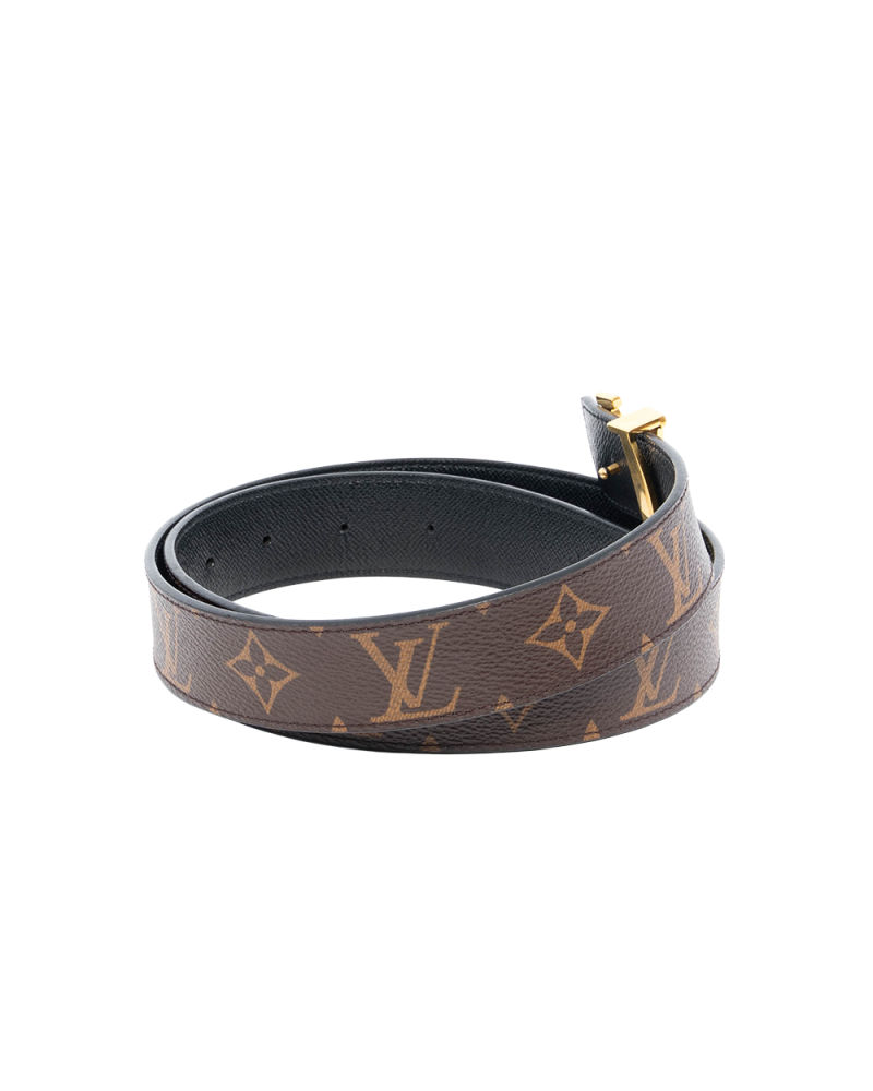 LV BELT 80 BROWN GOLD MONOGRAM CANVAS GHW M9453 1339