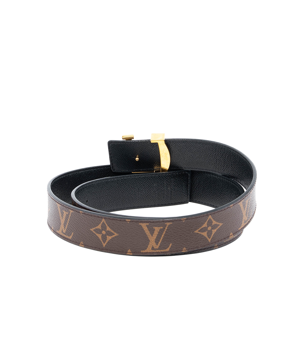 LV BELT 80 BROWN GOLD MONOGRAM CANVAS GHW M9453 1340
