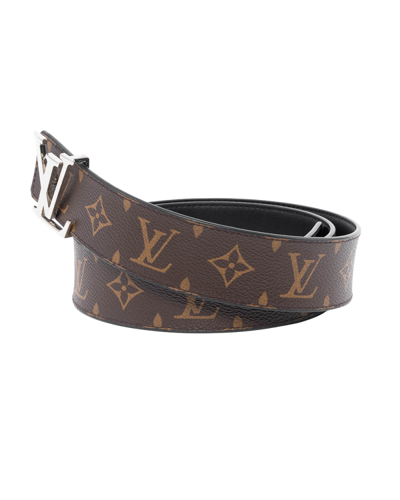 LV BELT 85 BROWN MONOGRAM CANVAS SHW M9821 1175