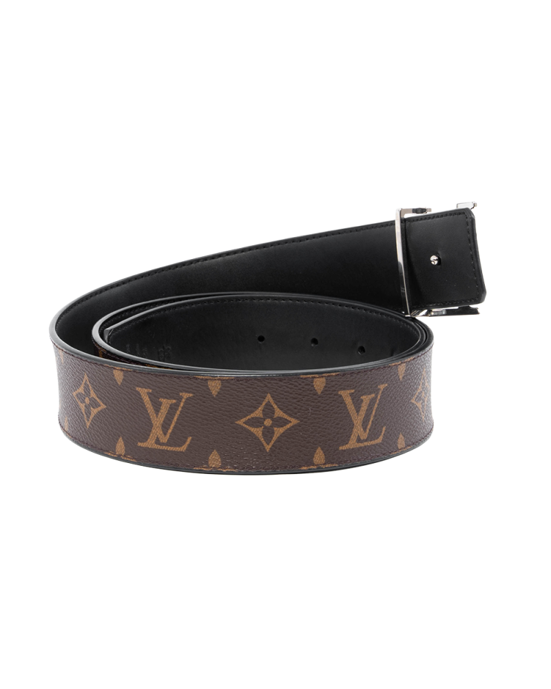 LV BELT 85 BROWN MONOGRAM CANVAS SHW M9821 1176