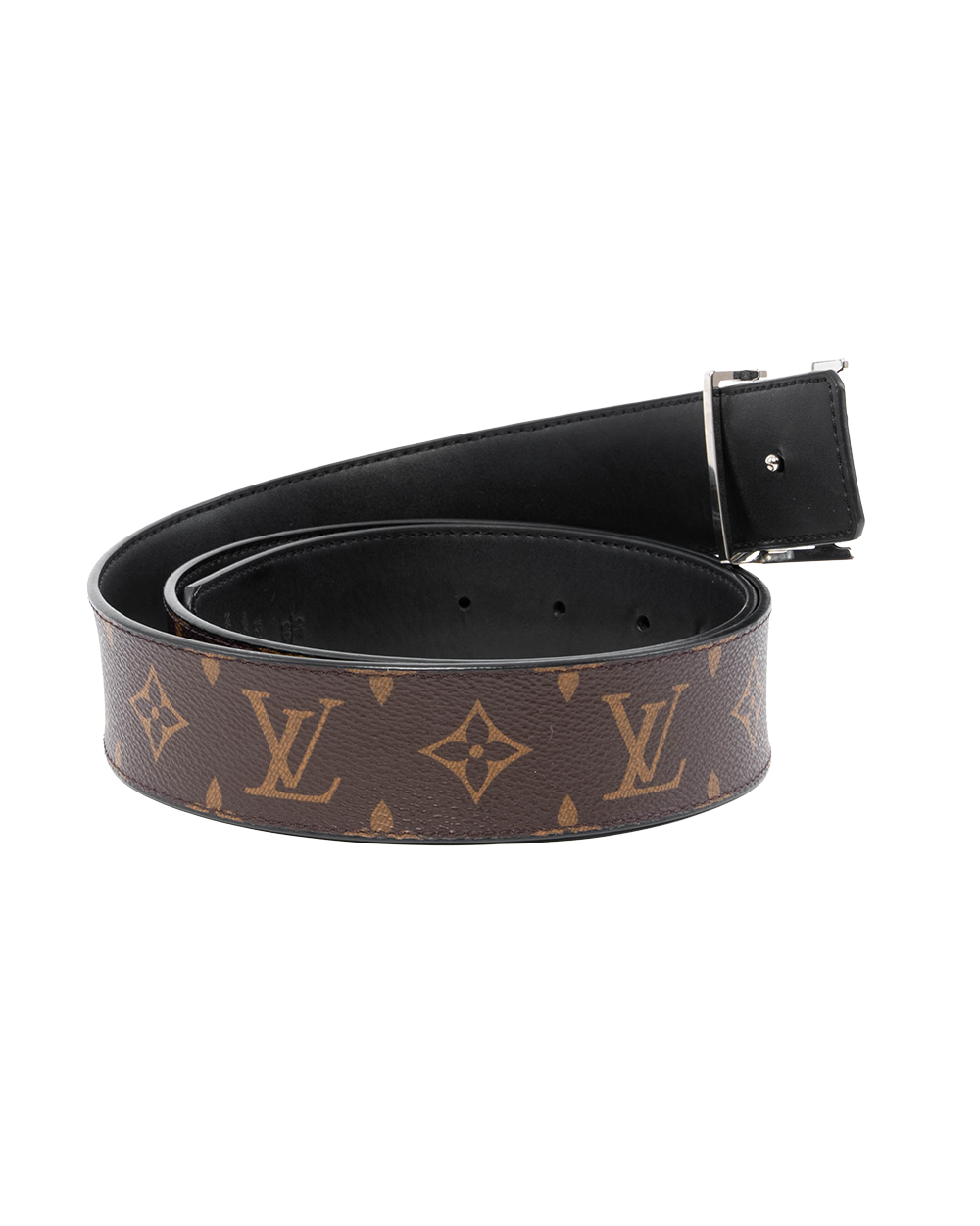 LV BELT 85 BROWN MONOGRAM CANVAS SHW M9821 1176