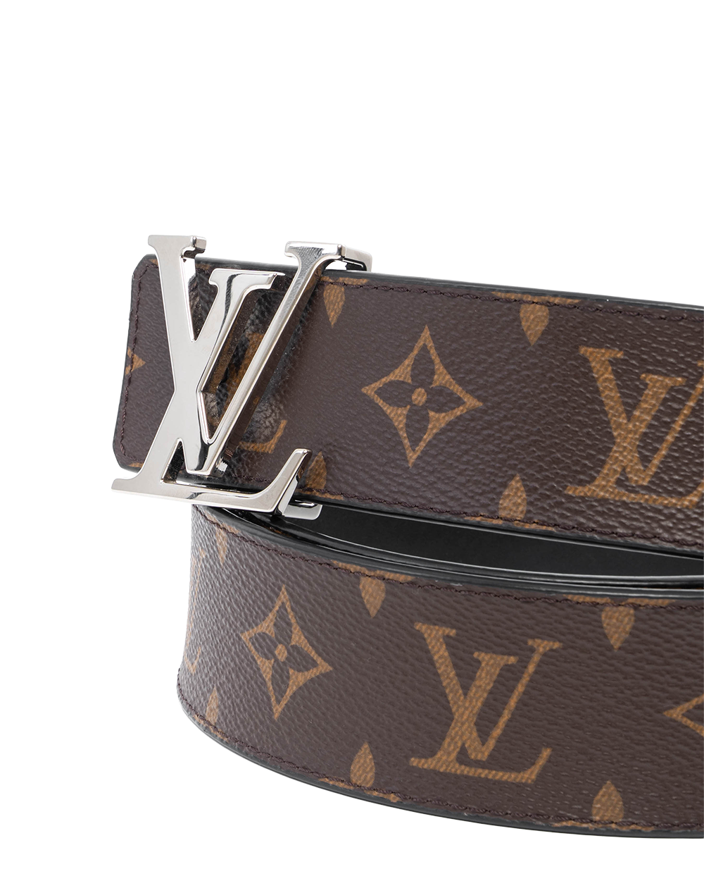 LV BELT 85 BROWN MONOGRAM CANVAS SHW M9821 1178