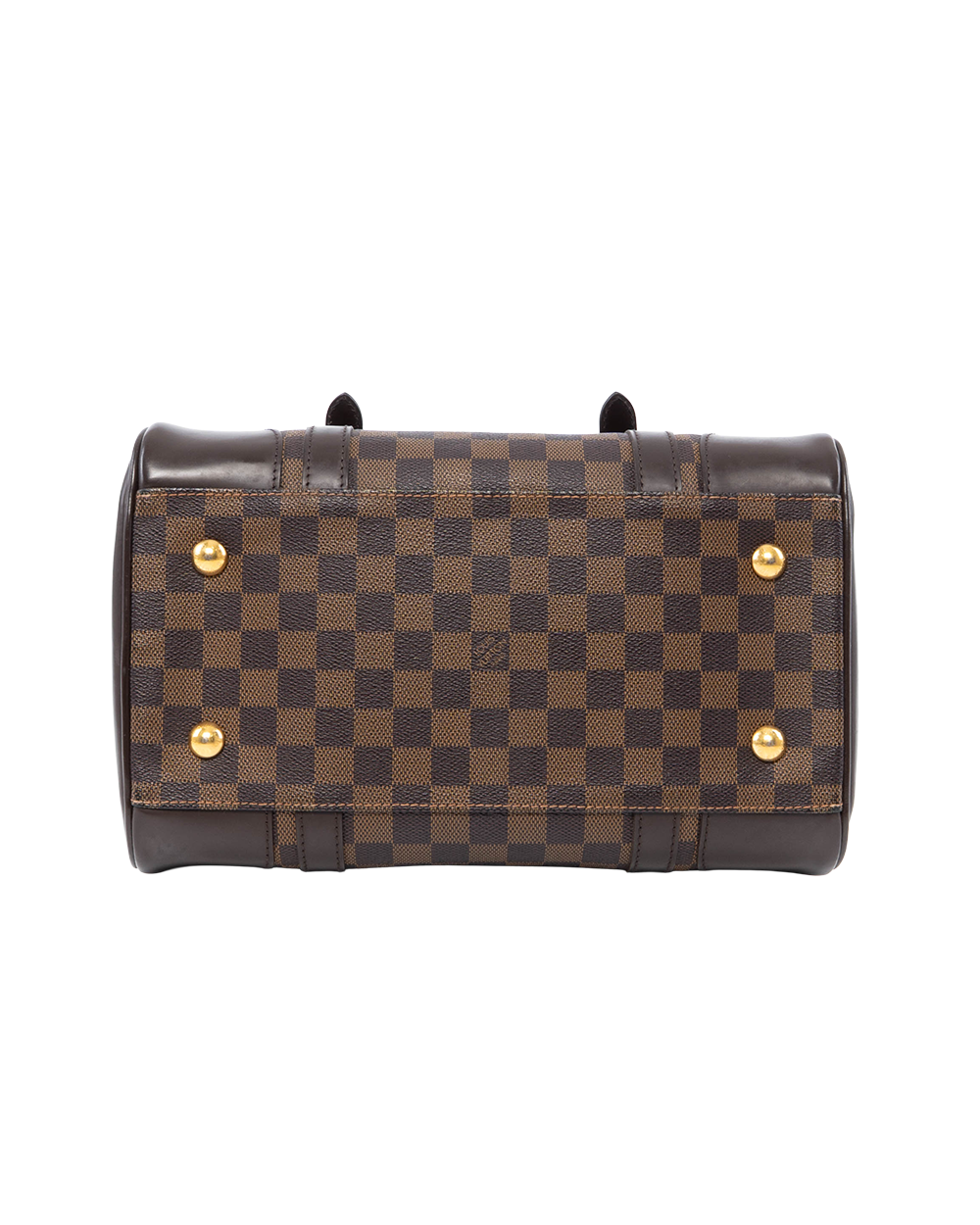 LV BERKELEY TOTE BAG 30 BROWN DAMIER CANVAS GHW DU1130 0178