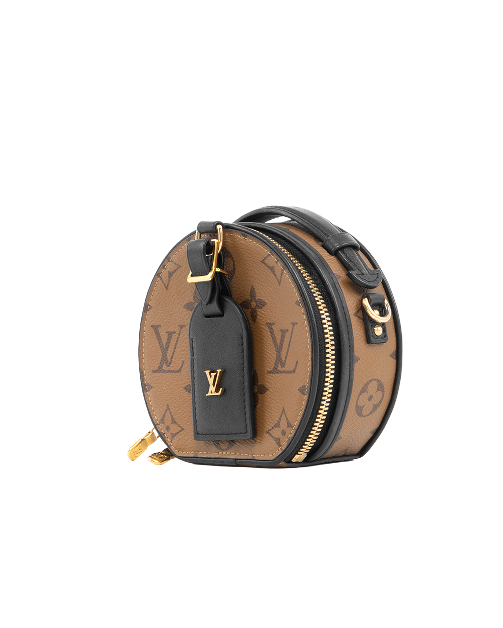 LV BOETIE MINI BROWN MONOGRAM REVERSE GHW MICROCHIP 5439