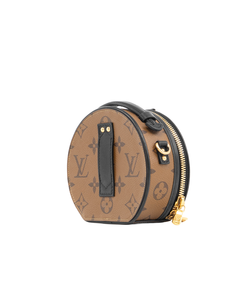 LV BOETIE MINI BROWN MONOGRAM REVERSE GHW MICROCHIP 5440