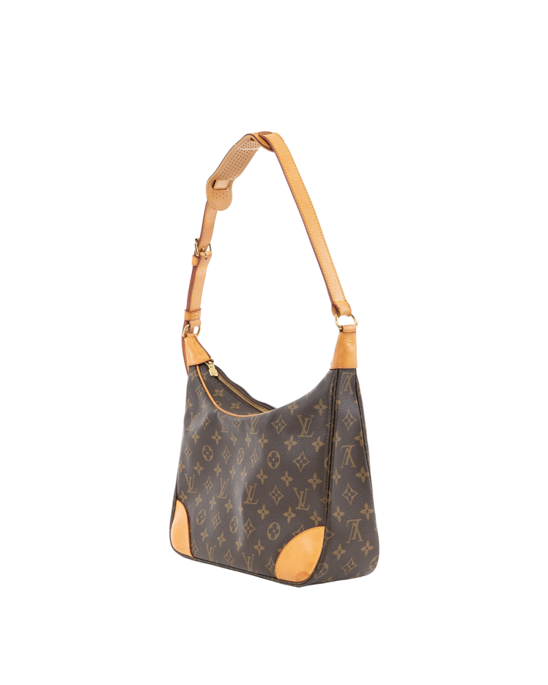 LV BOULOGNE MM BROWN MONOGRAM CANVAS GHW AS0012 4212