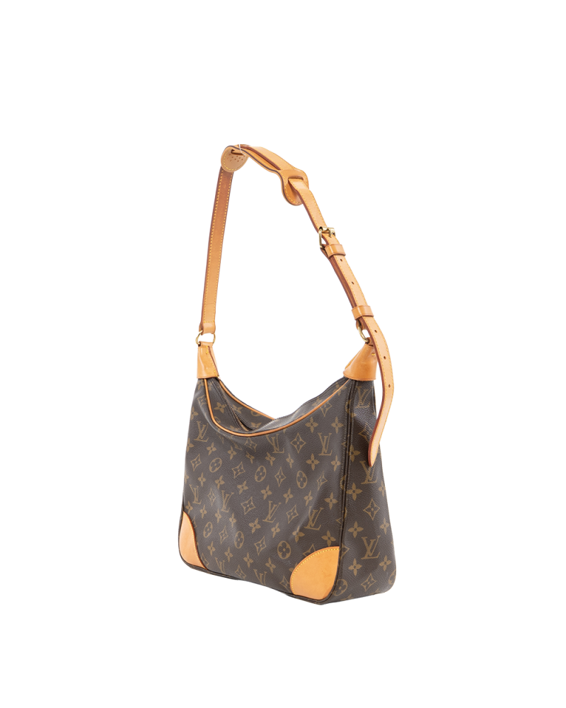 LV BOULOGNE MM BROWN MONOGRAM CANVAS GHW AS0012 4213