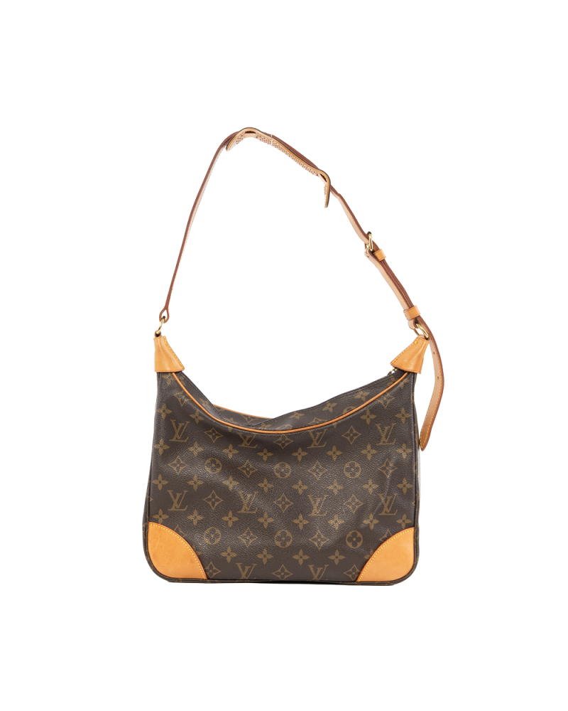 LV BOULOGNE MM BROWN MONOGRAM CANVAS GHW AS0012 4214