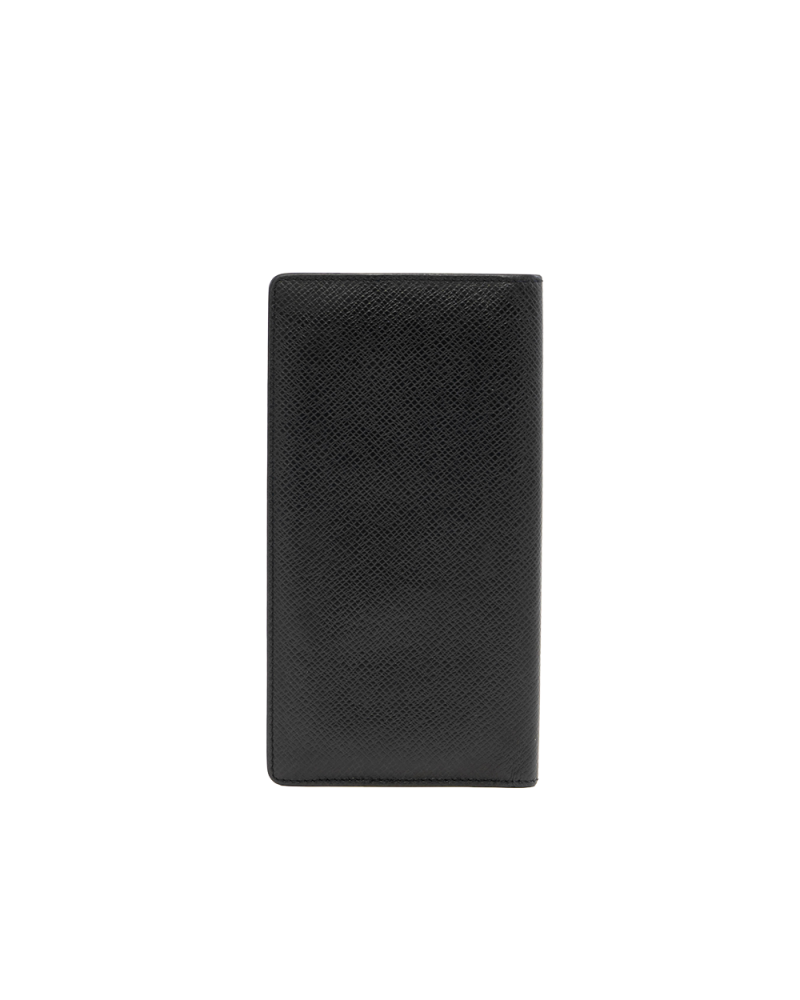 LV BRAZZA WALLET LONG BLACK TAIGA CALF CT0036 8052