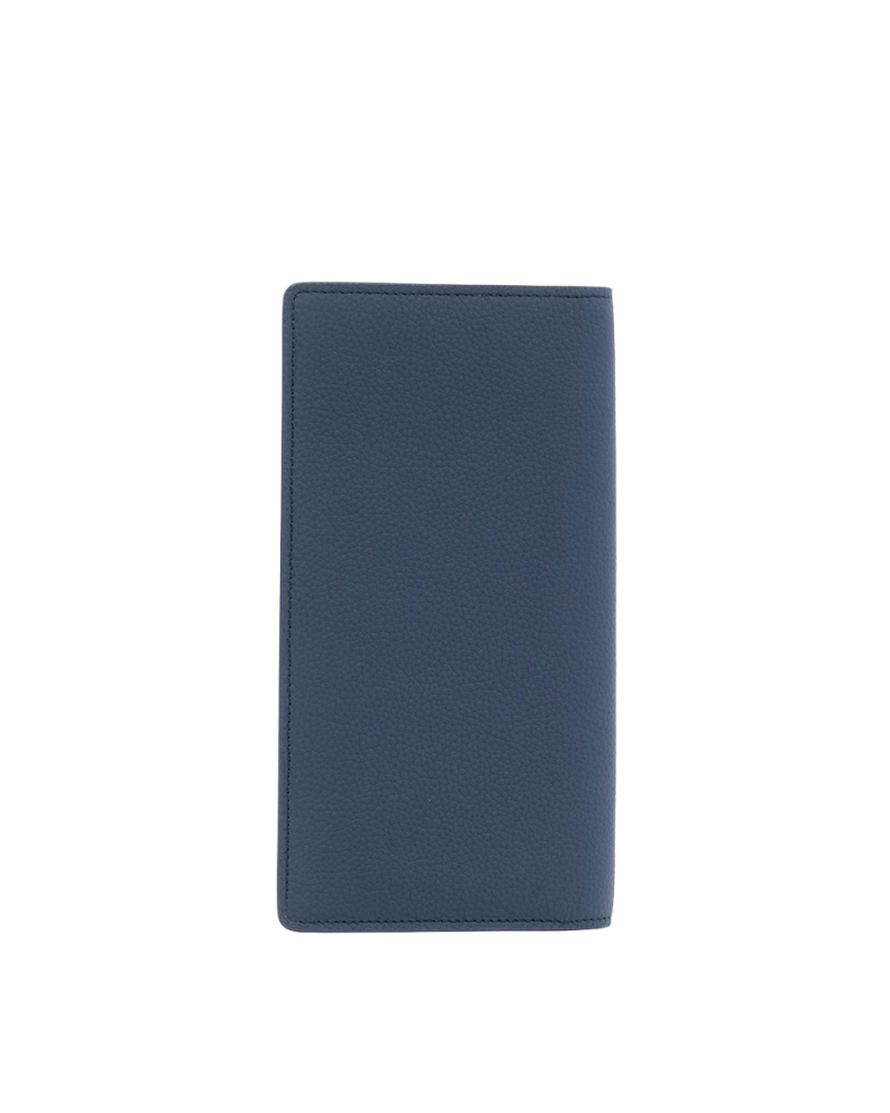 LV BRAZZA WALLET LONG BLUE CALF SHW MICROCHIP 1093