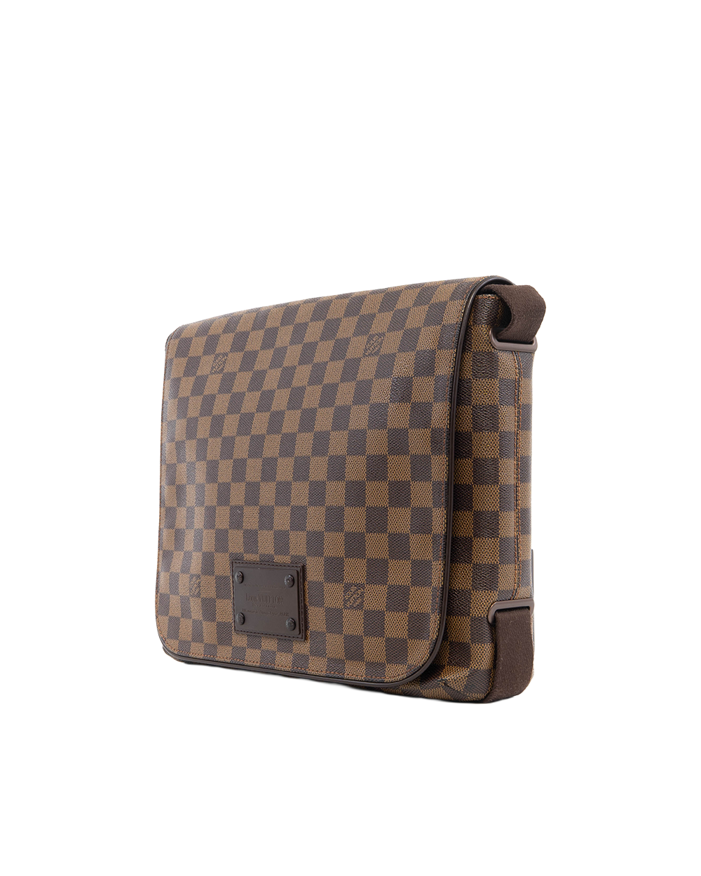 LV BROOKLYN MESSENGER MM BROWN DAMIER CANVAS GHW SR2009 5377