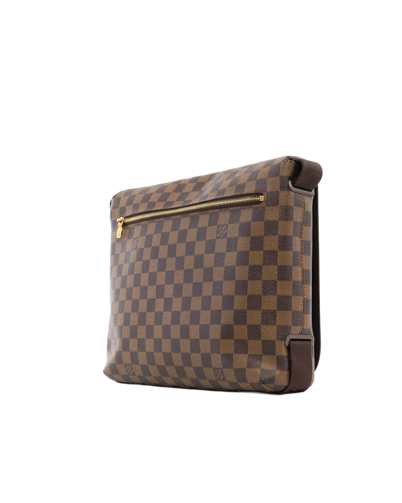 LV BROOKLYN MESSENGER MM BROWN DAMIER CANVAS GHW SR2009 5378