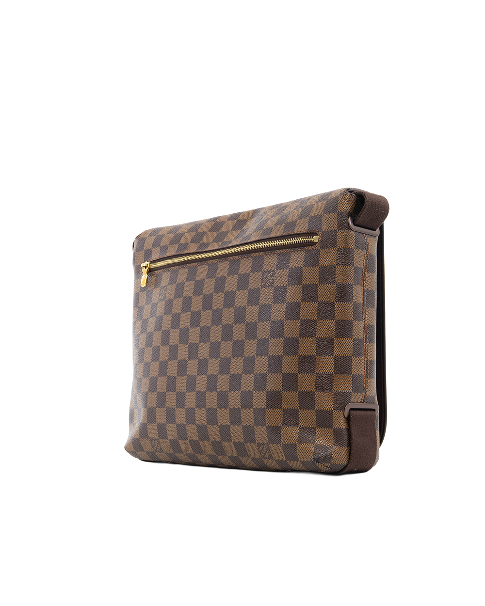 LV BROOKLYN MESSENGER MM BROWN DAMIER CANVAS GHW SR2009 5378