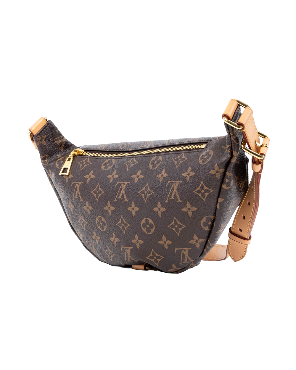 LV BUMBAG MM BROWN MONOGRAM CANVAS GHW MICROCHIP 04306