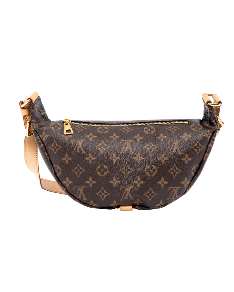 LV BUMBAG MM BROWN MONOGRAM CANVAS GHW MICROCHIP 04307