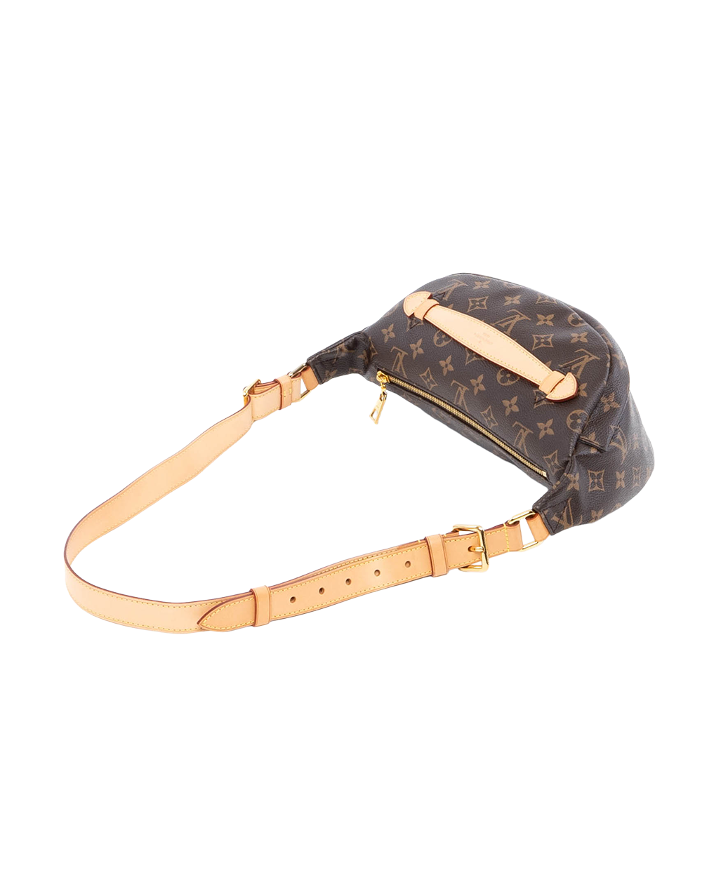 LV BUMBAG MM BROWN MONOGRAM CANVAS GHW MICROCHIP 04313