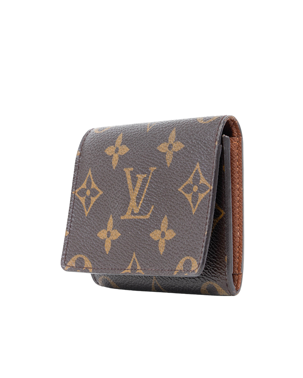 LV CARD HOLDER SHORT BROWN MONOGRAM CANVAS CA0055 0349
