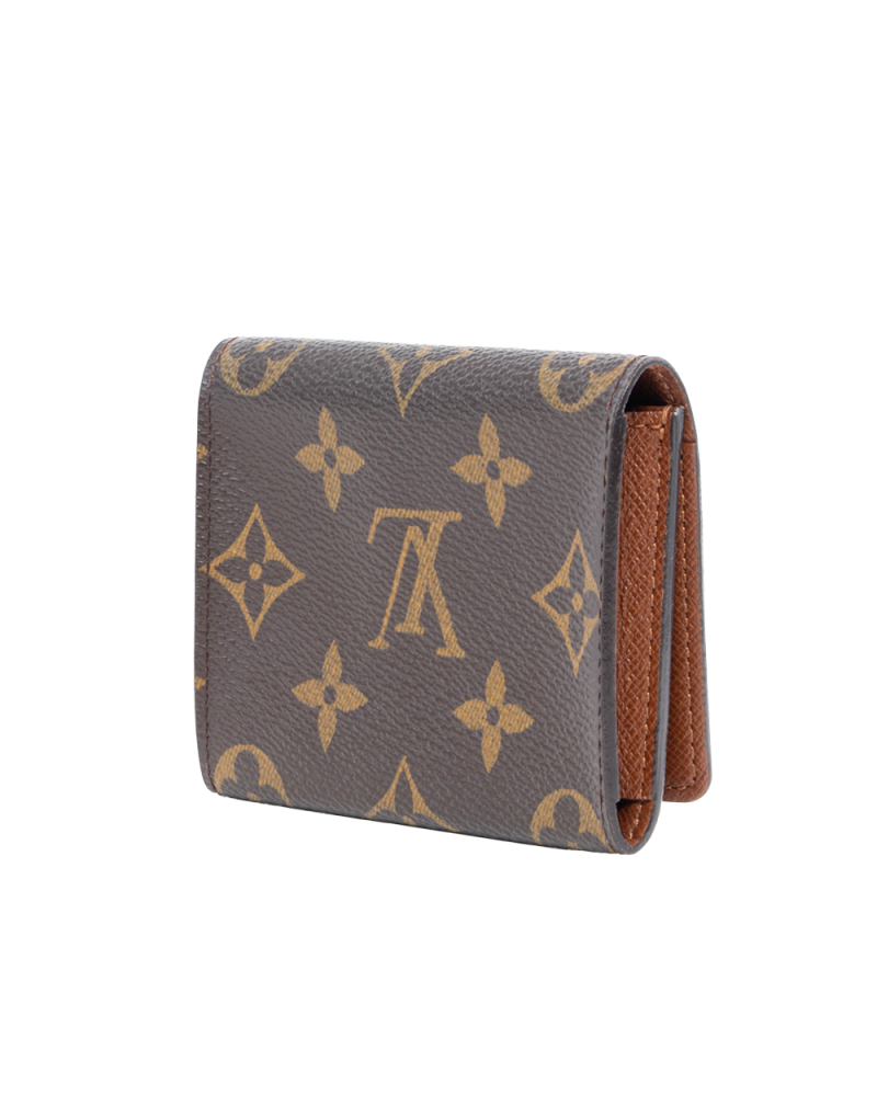 LV CARD HOLDER SHORT BROWN MONOGRAM CANVAS CA0055 0350