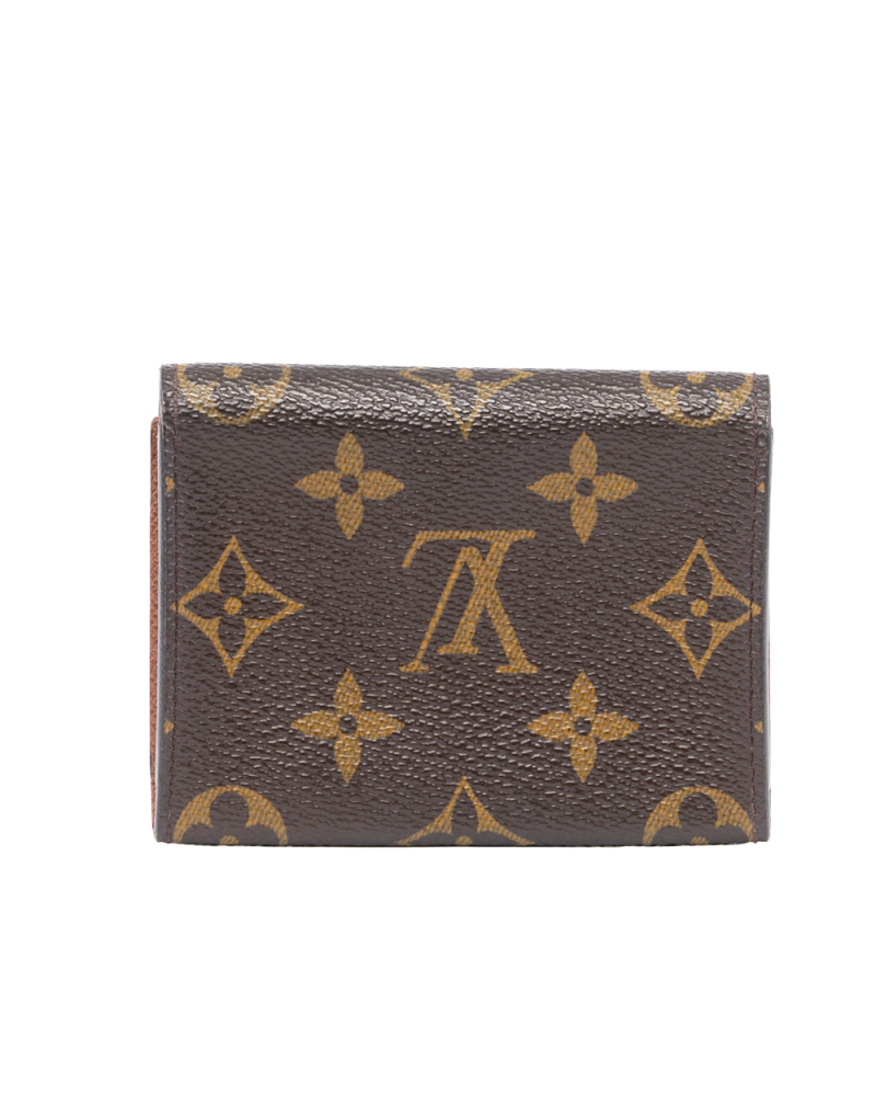 LV CARD HOLDER SHORT BROWN MONOGRAM CANVAS CA0055 0351