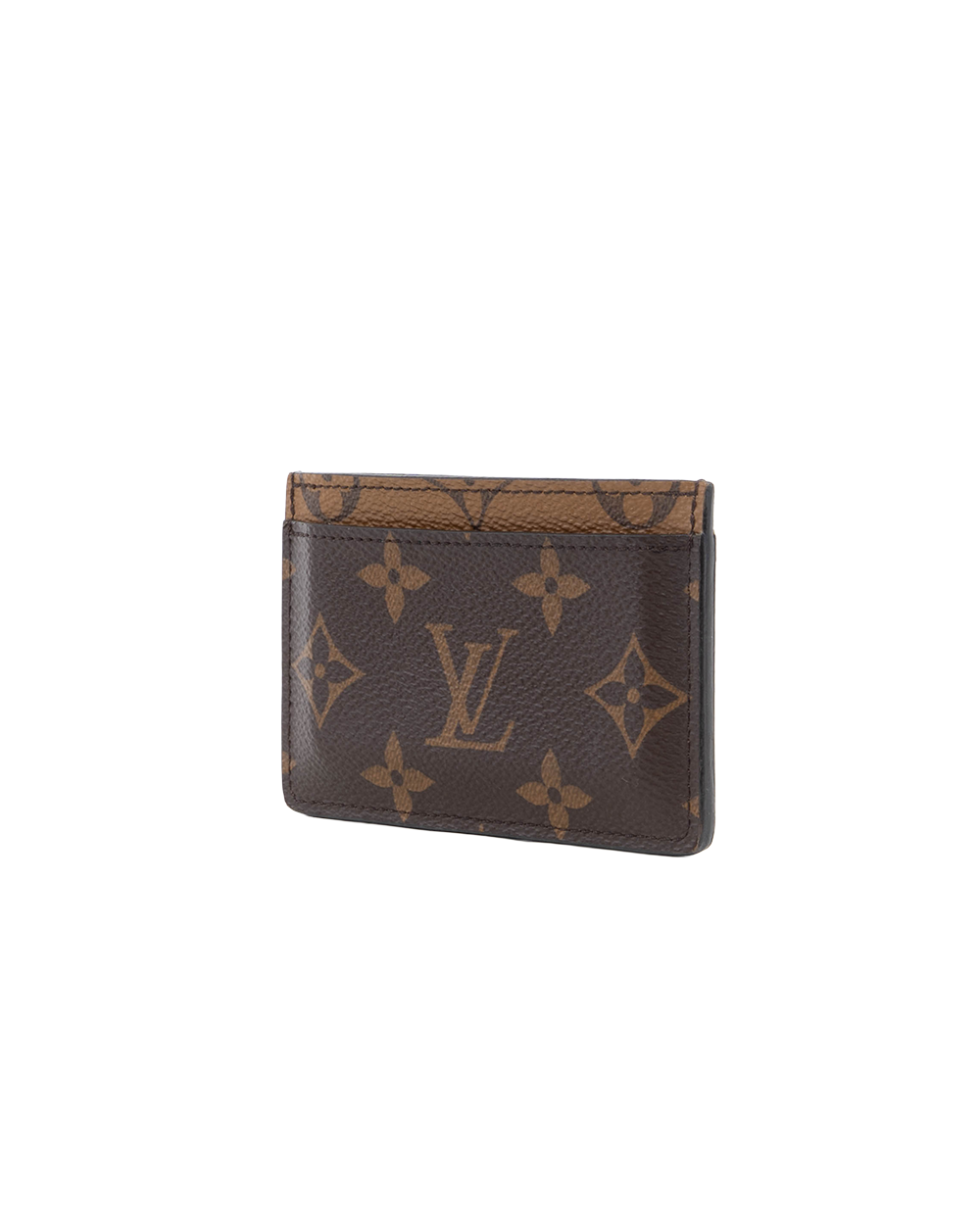 LV CARD SLOT SHORT BROWN MONOGRAM REVERSE MICROCHIP 5429