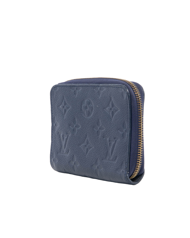 LV CARTERA WALLET SHORT BLUE NAVY EMPREINTE GHW TS4192 0457