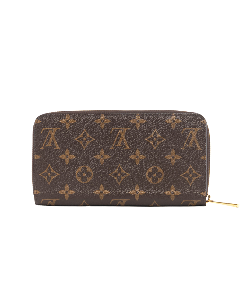 LV CLEMENCE WALLET LONG BROWN MONOGRAM CANVAS GHW MICROCHIP 0176
