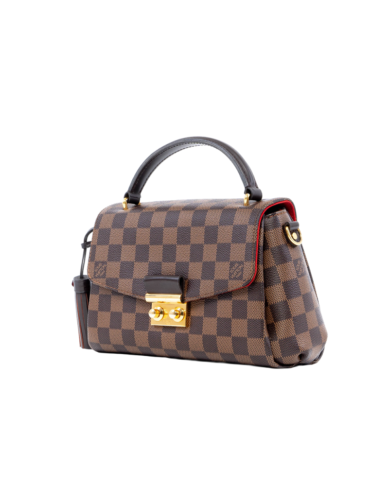 LV CROISETTE BROWN DAMIER CANVAS GHW FL3107 04220