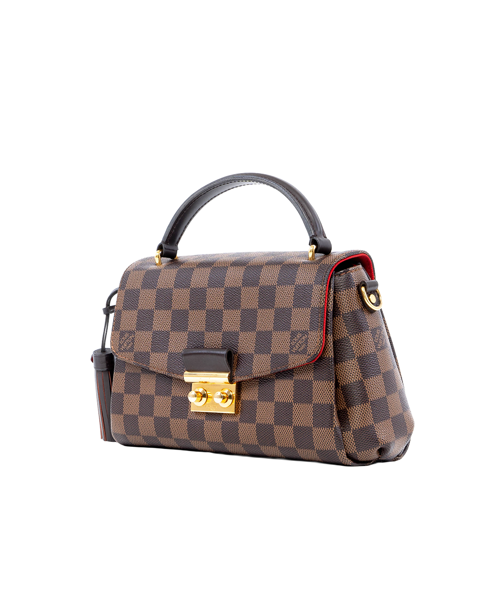 LV CROISETTE BROWN DAMIER CANVAS GHW FL3107 04220
