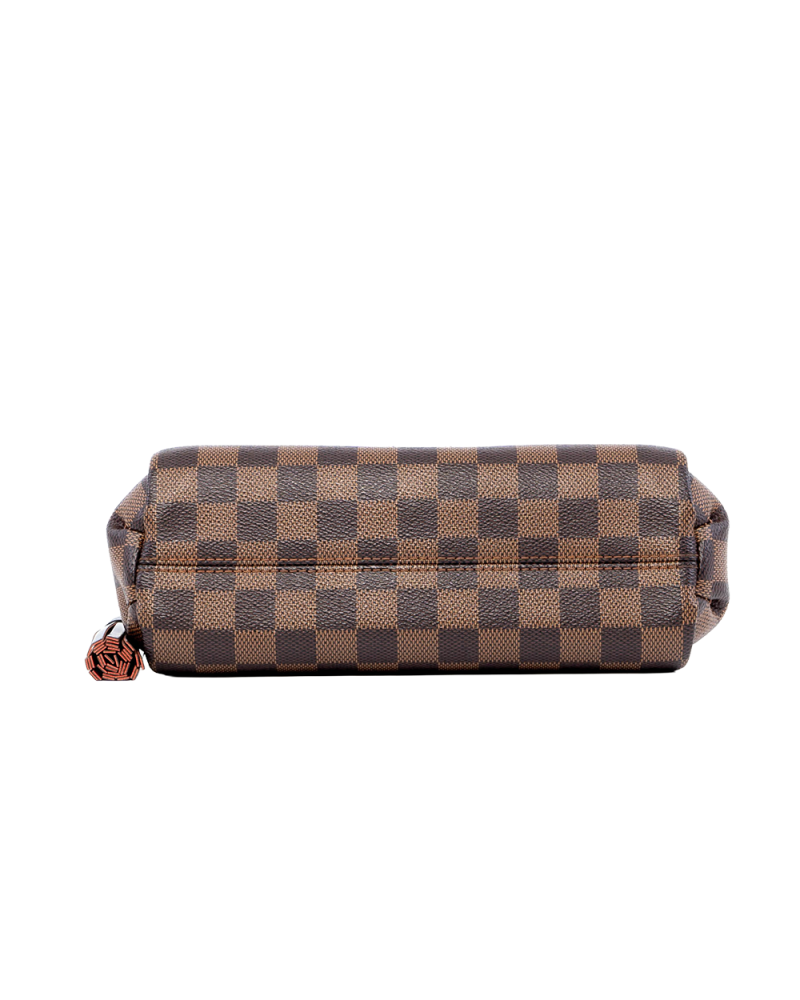 LV CROISETTE BROWN DAMIER CANVAS GHW FL3107 04223