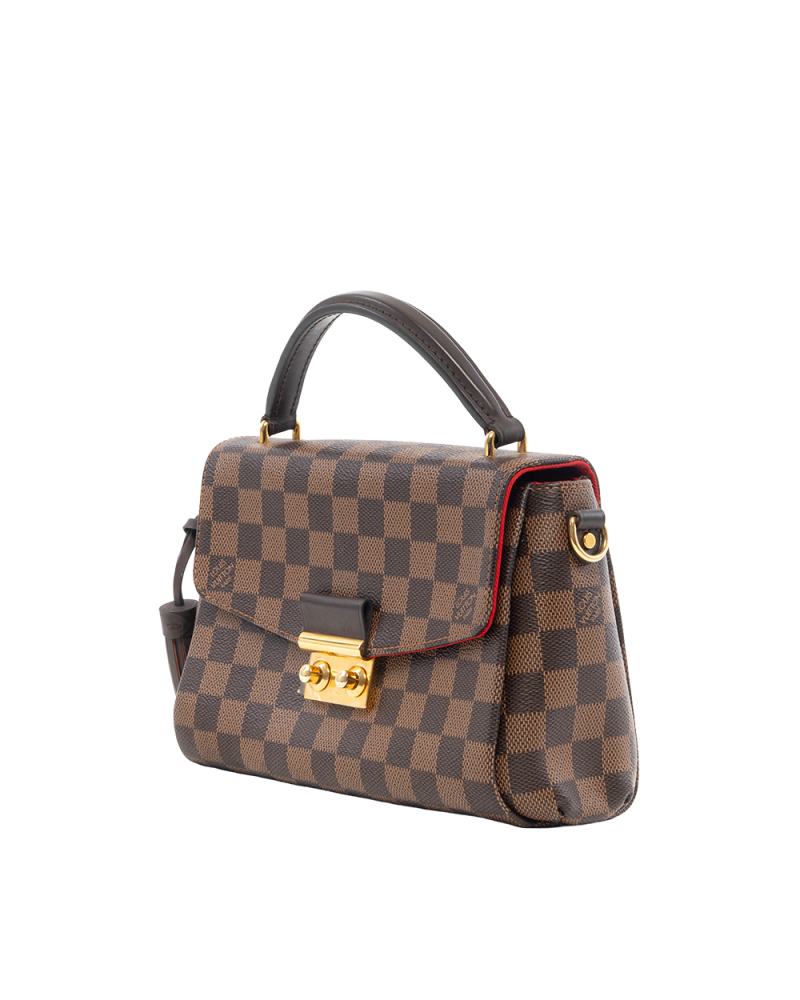 LV CROISETTE PM BROWN DAMIER CANVAS GHW ML0250 8695