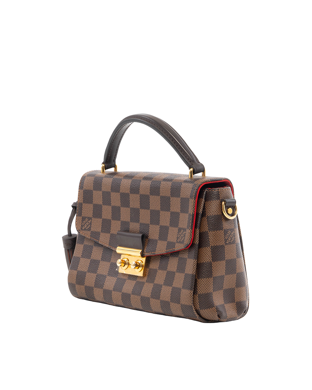 LV CROISETTE PM BROWN DAMIER CANVAS GHW ML0250 8695