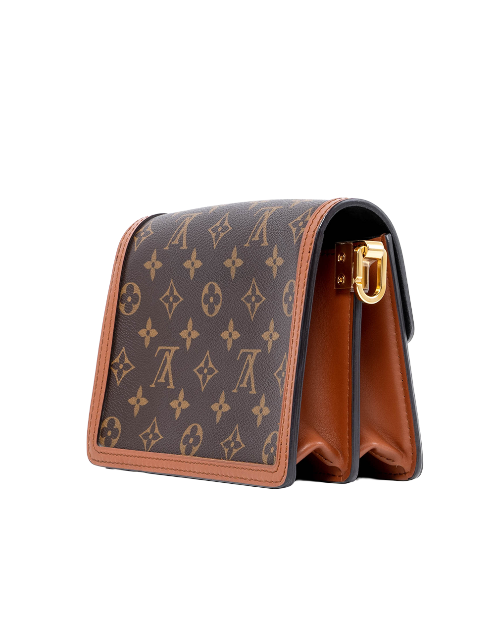 LV DAUPHINE MINI BROWN MONOGRAM REVERSE GHW MICROCHIP 05926