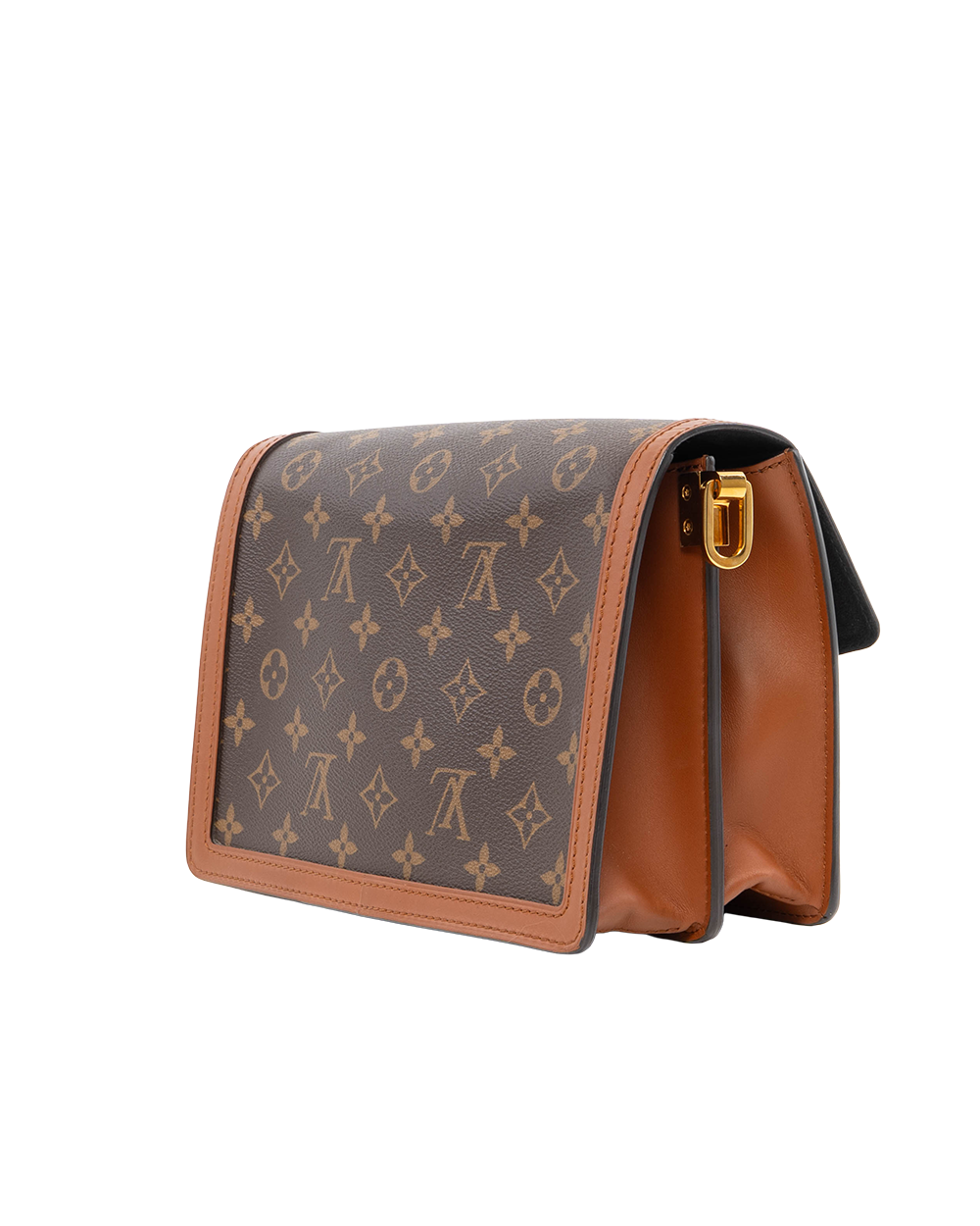 LV DAUPHINE MM BROWN MONOGRAM REVERSE GHW MICROCHIP 8095