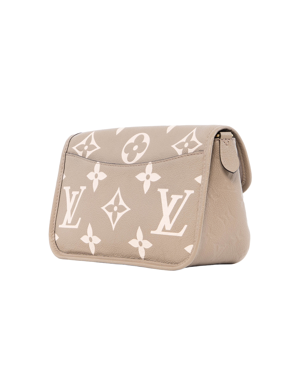 LV DIANE PM BEIGE GIANT MONOGRAM CALF GHW MICROCH 0603