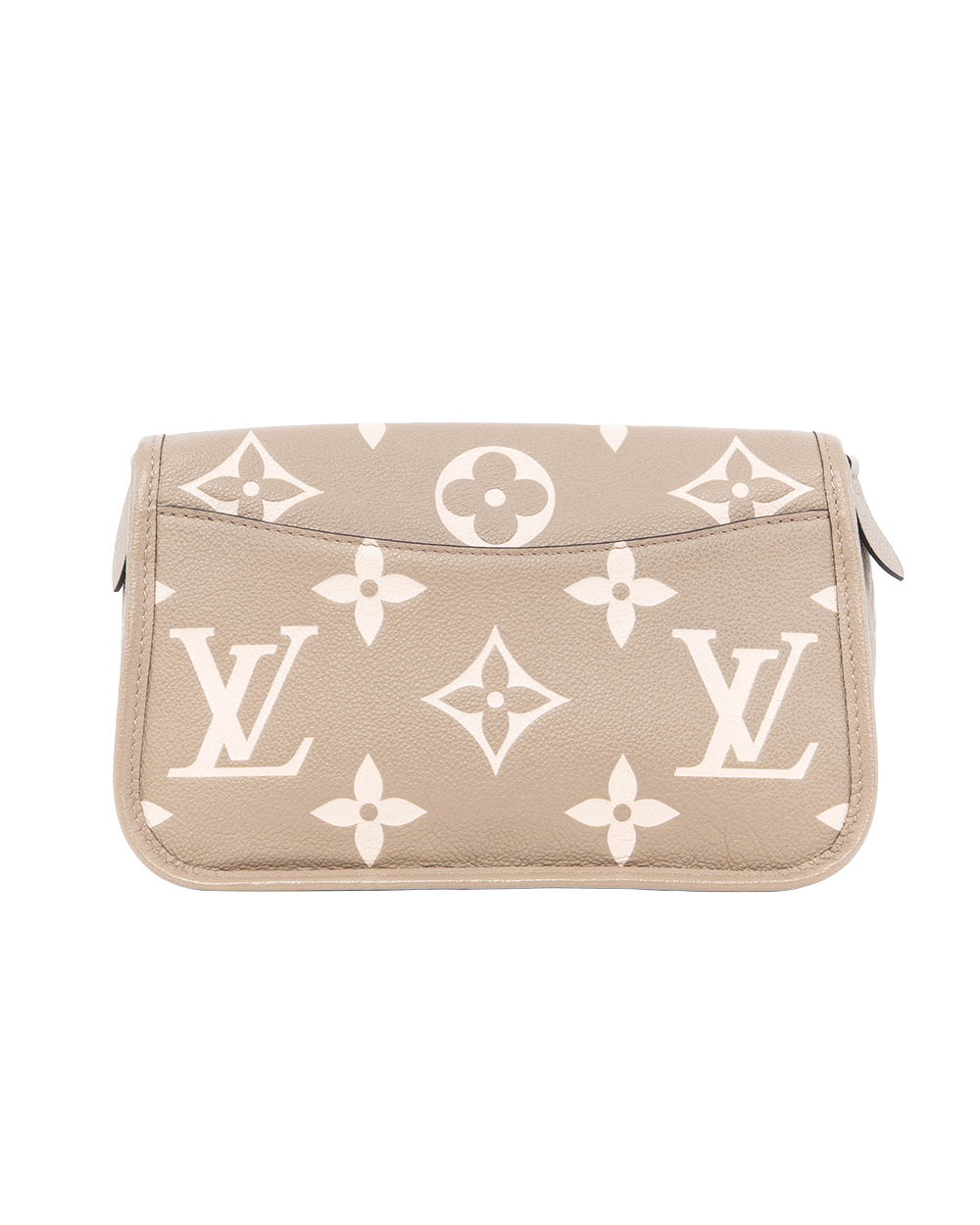 LV DIANE PM BEIGE GIANT MONOGRAM CALF GHW MICROCH 0604
