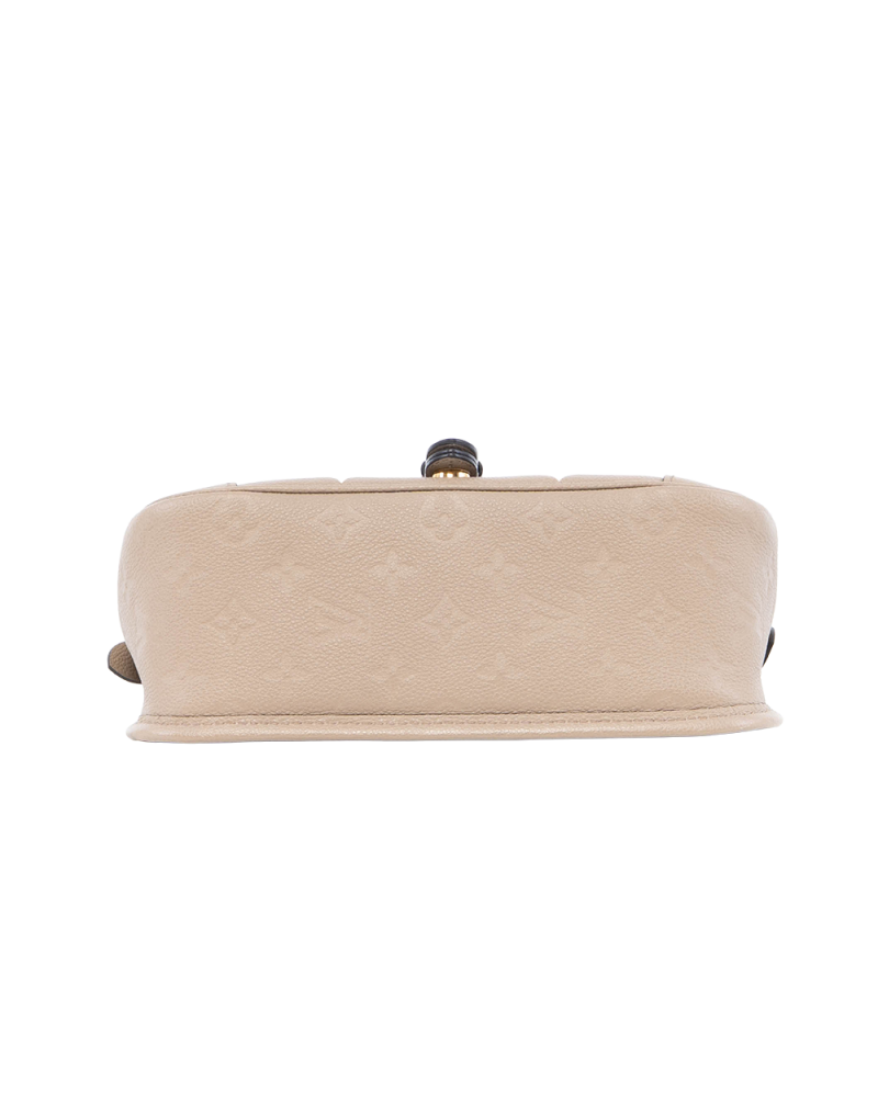 LV DIANE PM BEIGE GIANT MONOGRAM CALF GHW MICROCH 0605