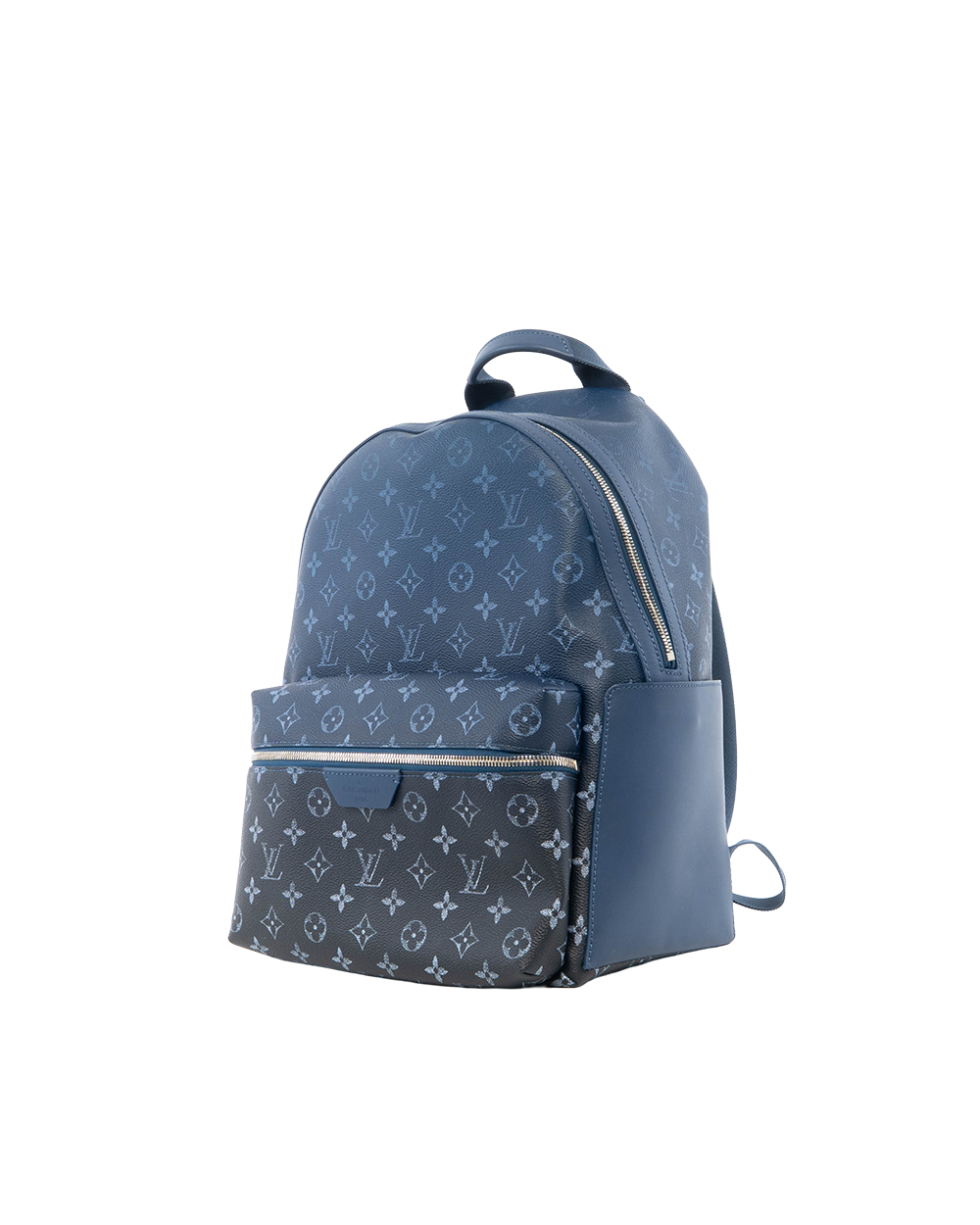 LV DISCOVERY BACKPACK PM BLUE NAVY MONOGRAM CANVAS SHW MICROCHIP 3501