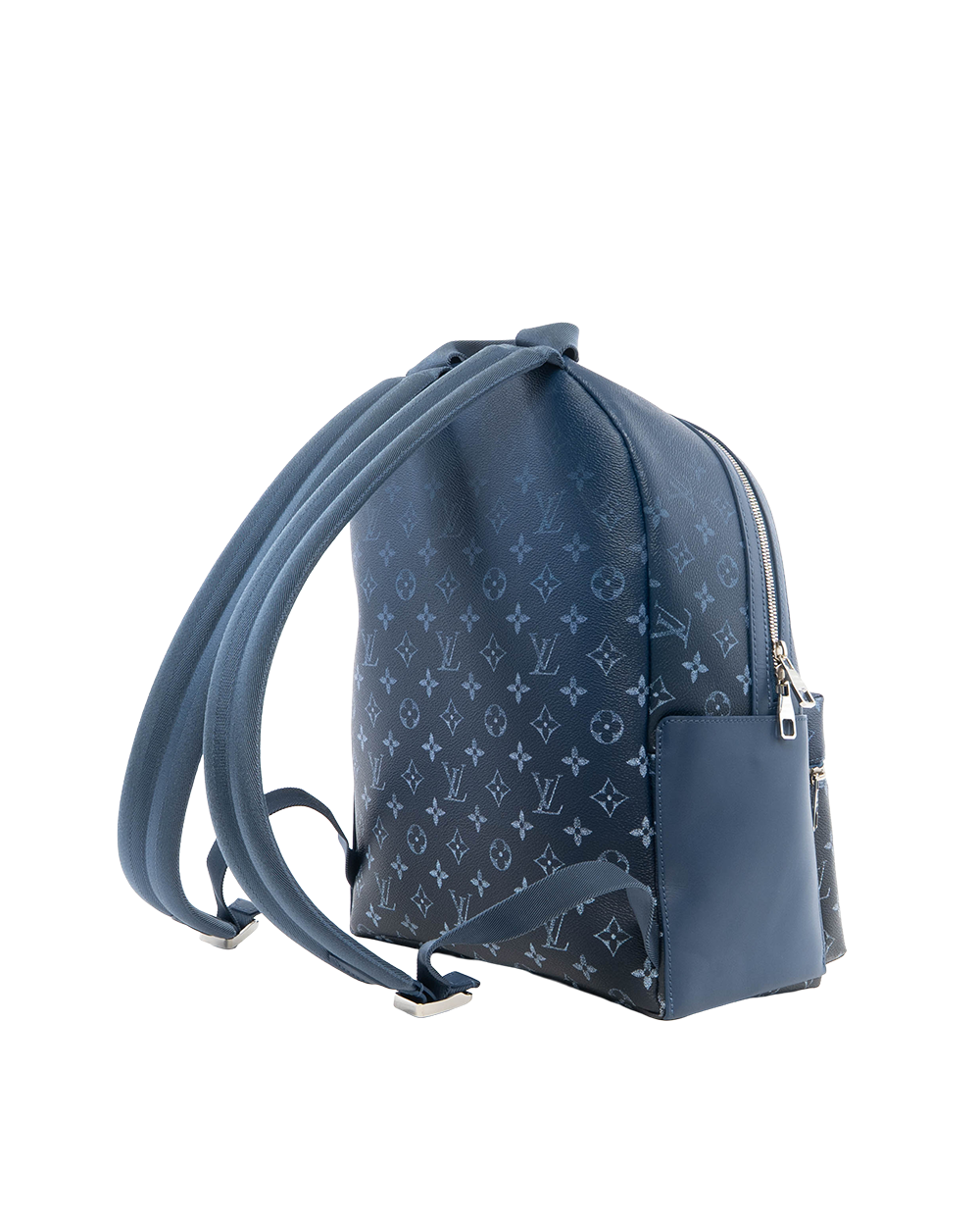 LV DISCOVERY BACKPACK PM BLUE NAVY MONOGRAM CANVAS SHW MICROCHIP 3502