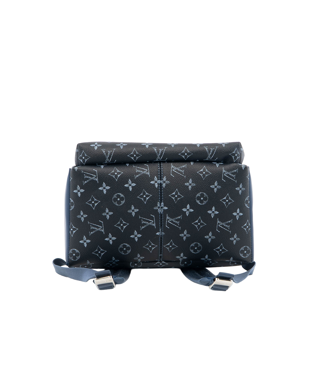 LV DISCOVERY BACKPACK PM BLUE NAVY MONOGRAM CANVAS SHW MICROCHIP 3504