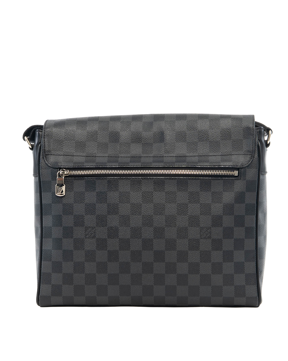 LV DISTRICT MESSENGER GM GRAPHITE DAMIER CANVAS SHW MICROCHIP 3519