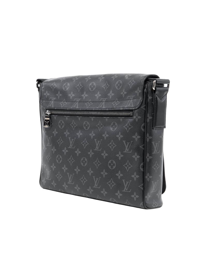 LV DISTRICT MESSENGER MM ECLIPSE MONOGRAM CANVAS SHW GI5127 1002