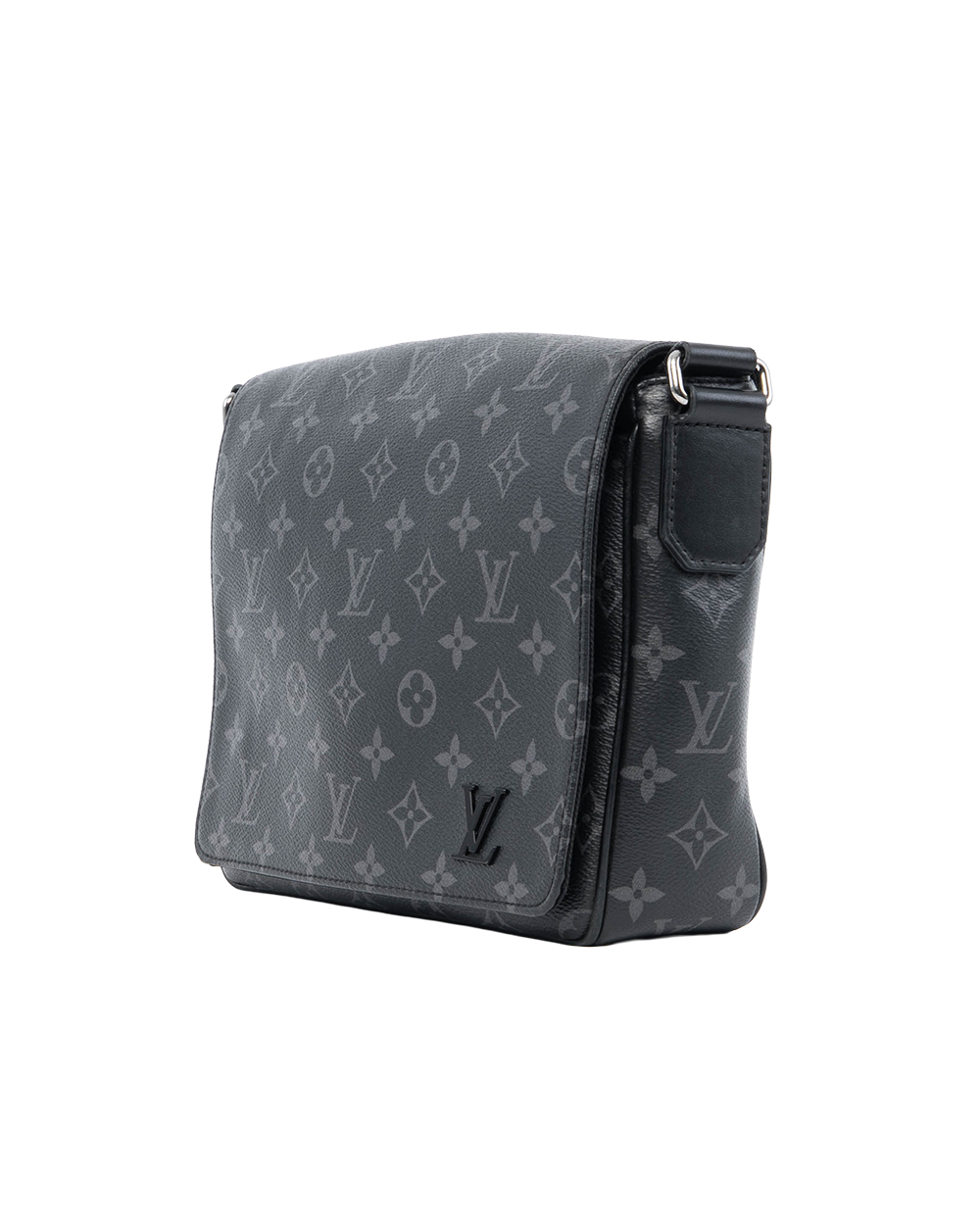 LV DISTRICT MESSENGER PM ECLIPSE MONOGRAM CANVAS SHW MICROCHIP 0503