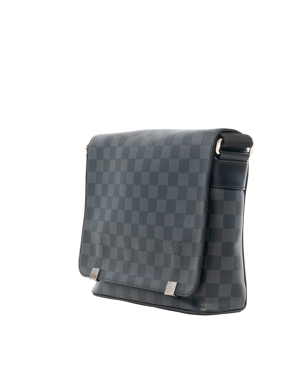LV DISTRICT MESSENGER PM GRAPHITE DAMIER CANVAS SHW CA2108 7395