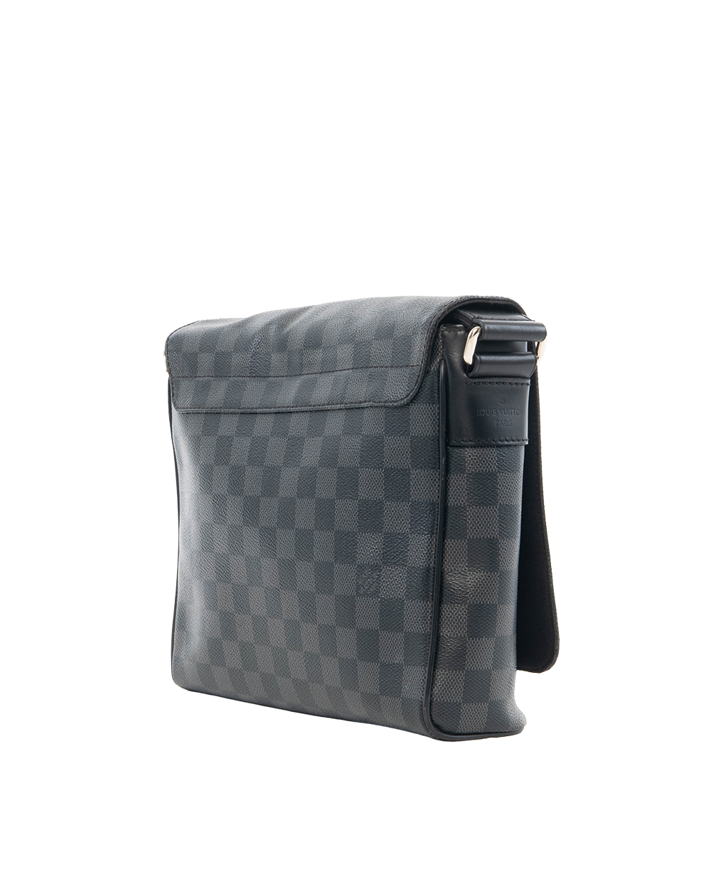 LV DISTRICT MESSENGER PM GRAPHITE DAMIER CANVAS SHW CA2108 7396